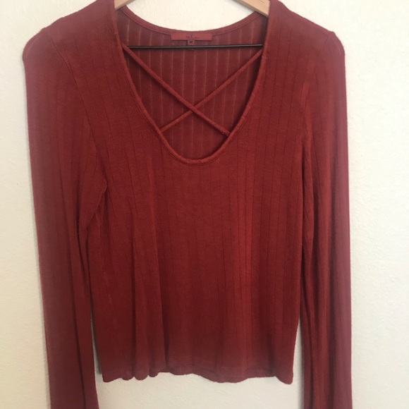 Buckle BKE top Size M Rust color - Picture 2 of 8